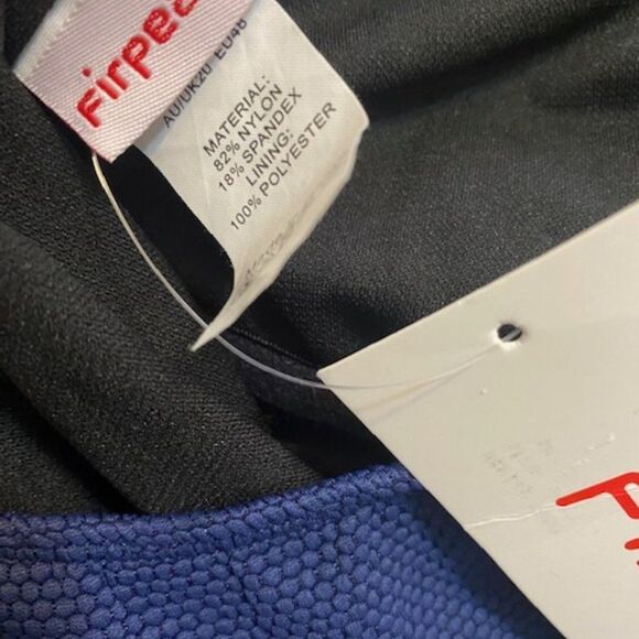 Firpearl  Blue One shoulder One piece swimsuit, size XL - Picture 3 of 3